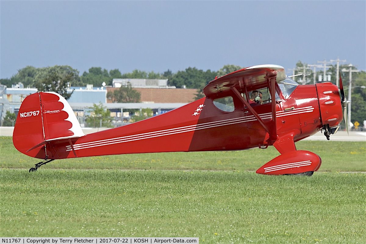 N11767, 1935 Monocoupe 90A C/N A696, At 2017 EAA AirVenture at Oshkosh