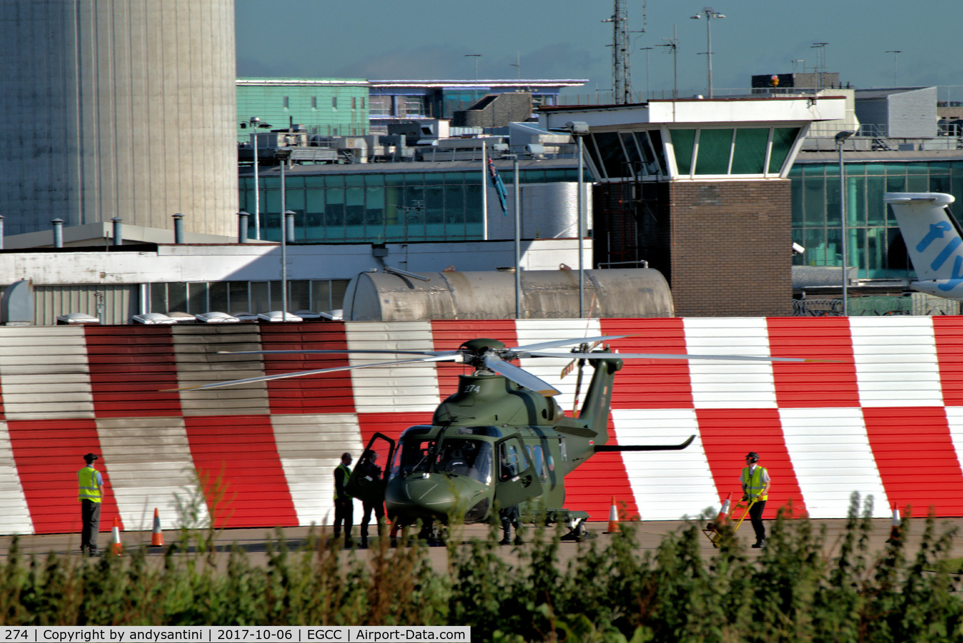 274, Agusta AB-139 C/N 31048, parked on the [FBO exc ramp]