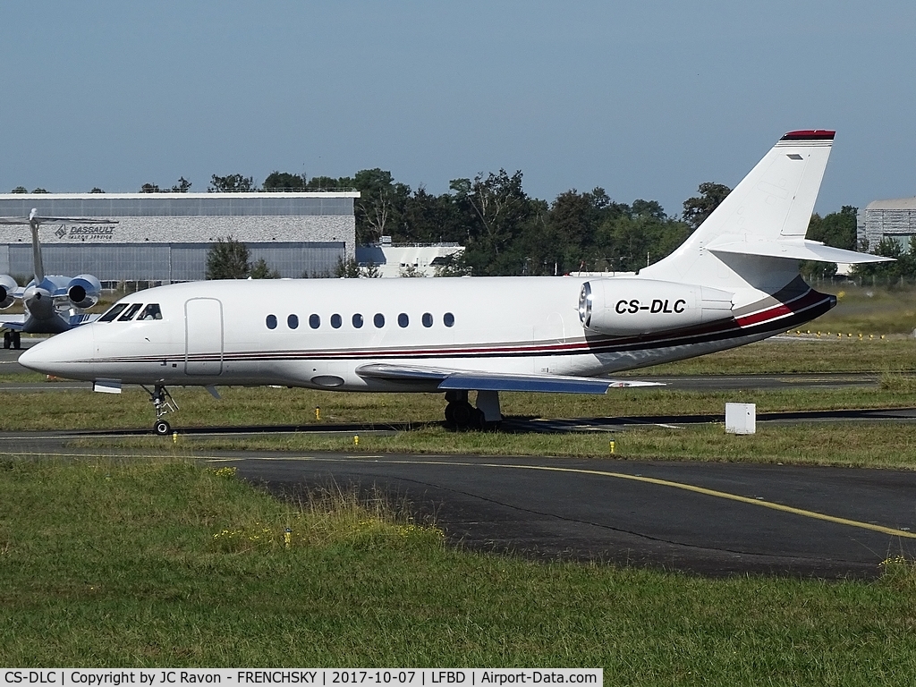 CS-DLC, 2006 Dassault Falcon 2000EX C/N 98, Netjets Transportes Aereos	NJE774C departure to Nice