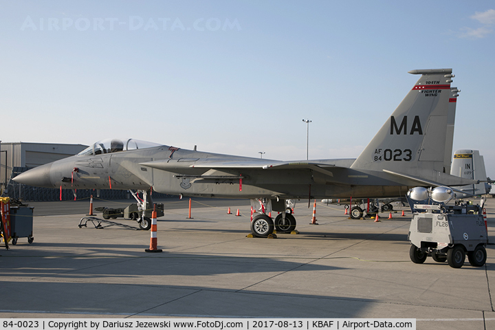 84-0023, 1984 McDonnell Douglas F-15C Eagle C/N 0934/C326, F-15C Eagle 84-0023 MA from 131st FS 