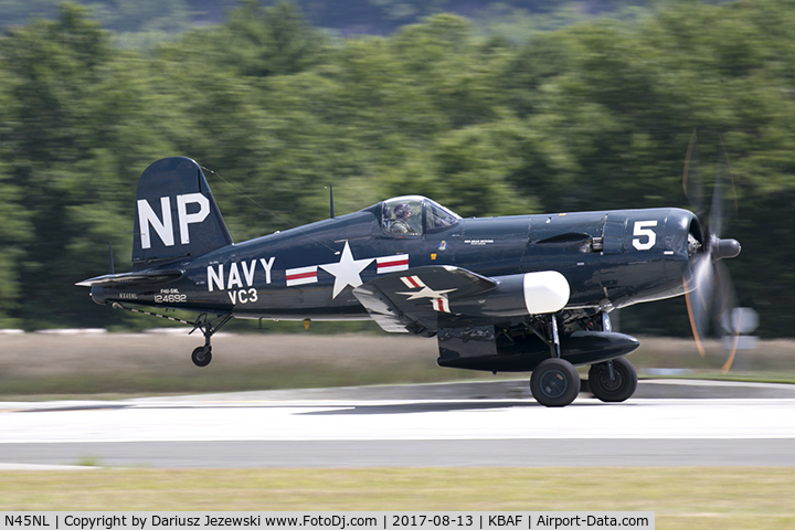 N45NL, 1951 Vought F4U-5NL Corsair C/N 124692, Chance Vought F4U-5NL Corsair  C/N 124692C, NX45NL