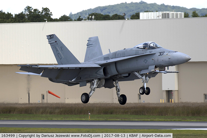 163499, 1988 McDonnell Douglas F/A-18C Hornet C/N 0739/C054, F/A-18C Hornet 163499 AD-307 from VFA-106 
