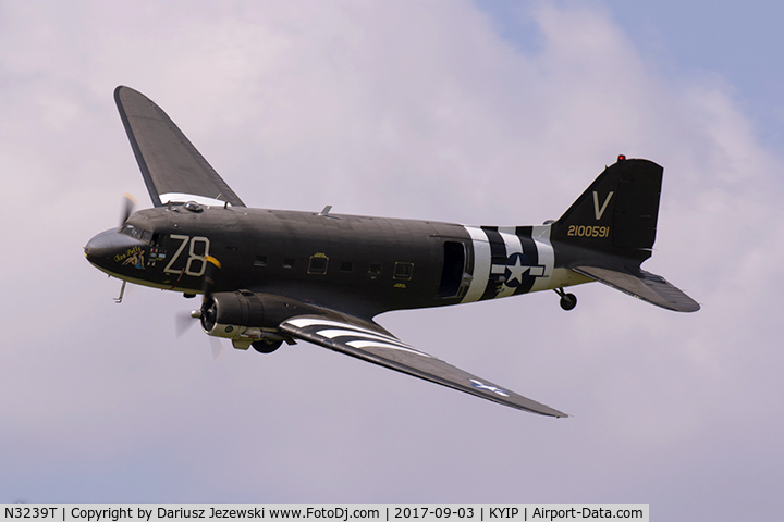 N3239T, 1943 Douglas DC3C-S1C3G (C-47A-65-DL) C/N 19054, Douglas DC3C-S1C3G (C-47A-65-DL Skytrain) 