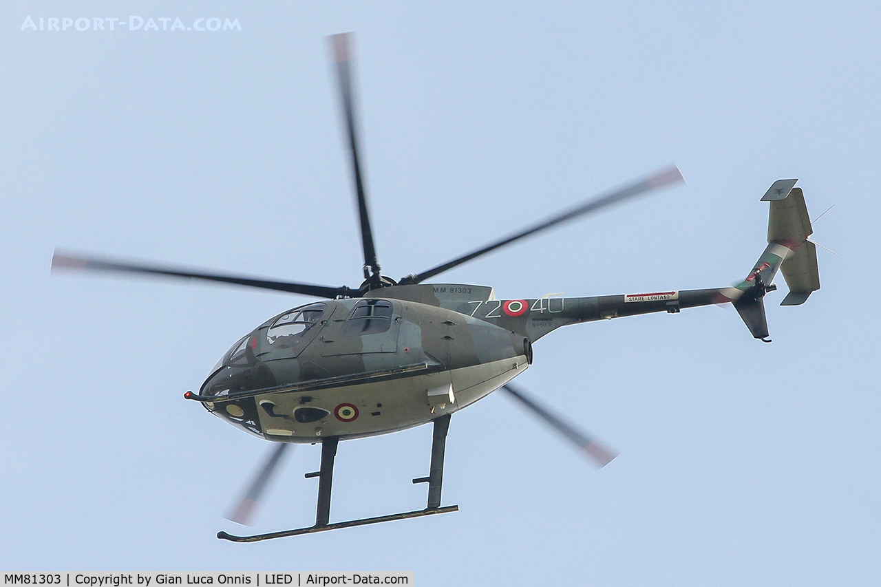 MM81303, Agusta NH-500E C/N 241, LANDING