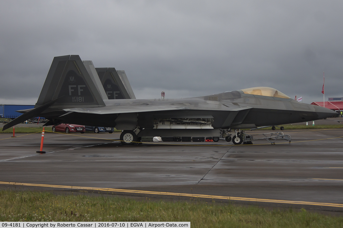 09-4181, Lockheed Martin F-22A Raptor C/N 4181, RIAT 16