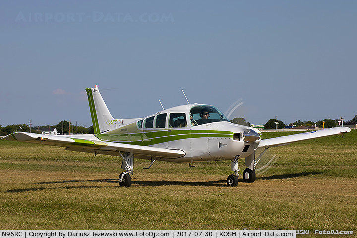 N96RC, 1980 Beech C24R C/N MC-652, Beech C24R Sierra 200  C/N MC-652, N96RC