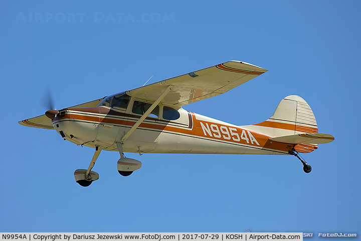 N9954A, 1950 Cessna 170A C/N 19314, Cessna 170A  C/N 19314, N9954A
