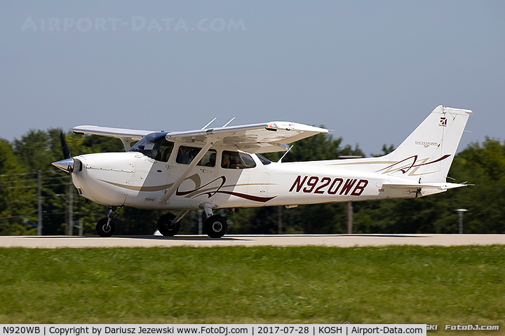 N920WB, 2008 Cessna 172S C/N 172S10837, Cessna 172S Skyhawk  C/N 172S10837 , N920WB