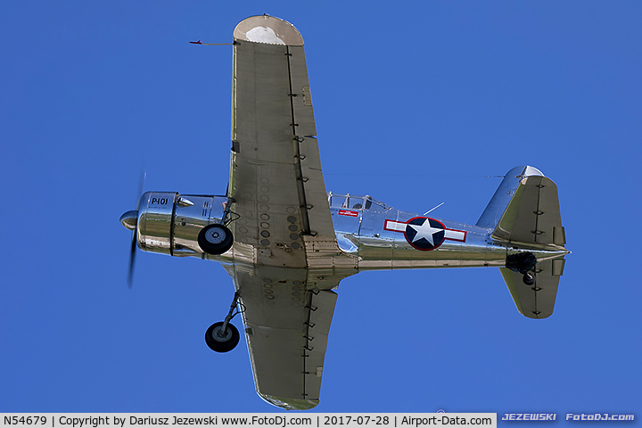 N54679, 1941 Consolidated Vultee BT-13A C/N 2990, Consolidated Vultee BT-13A Valiant C/N 2990, N54679