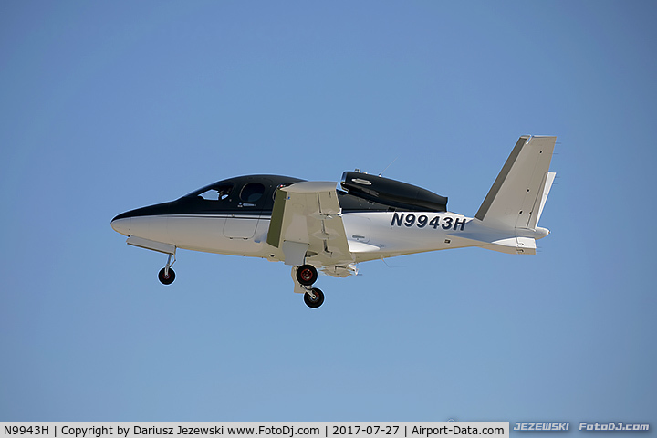 N9943H, 2016 Cirrus SF50 Vision C/N 0007, Cirrus SF50 Vision  C/N 7, N9943H