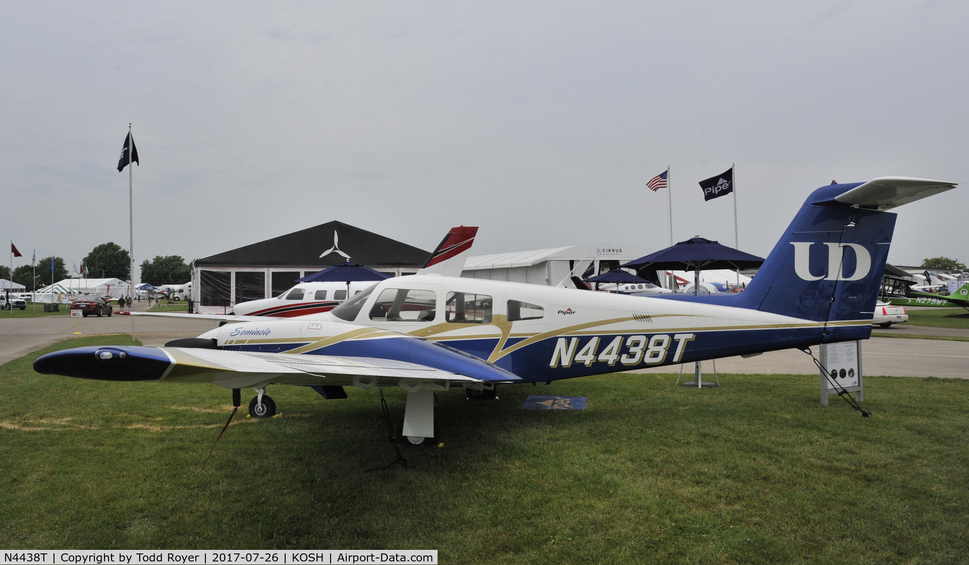 N4438T, 2015 Piper PA-44-180 Seminole C/N 4496388, Airventure 2017