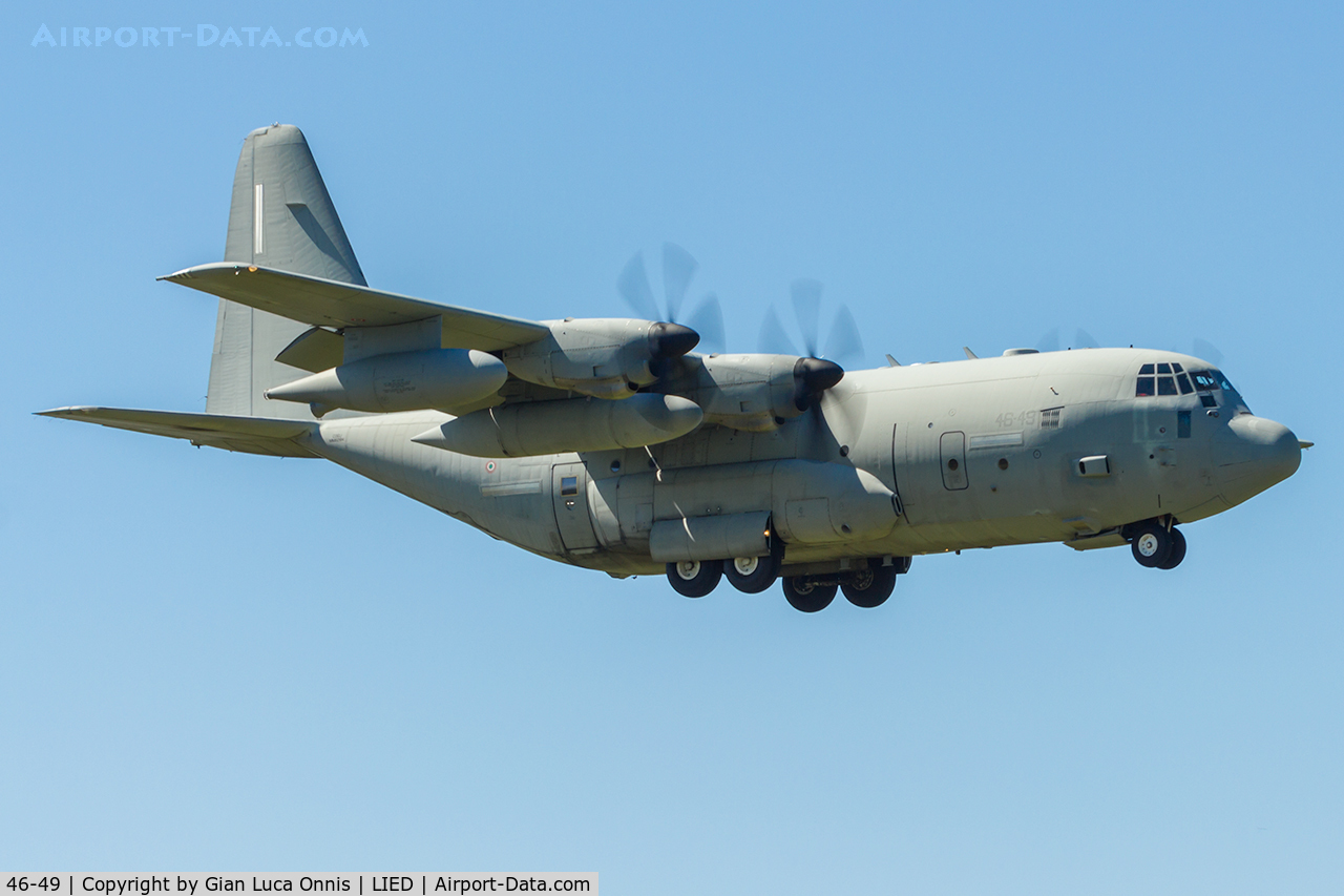 46-49, Lockheed C-130J Hercules C/N 382-5513, LANDING