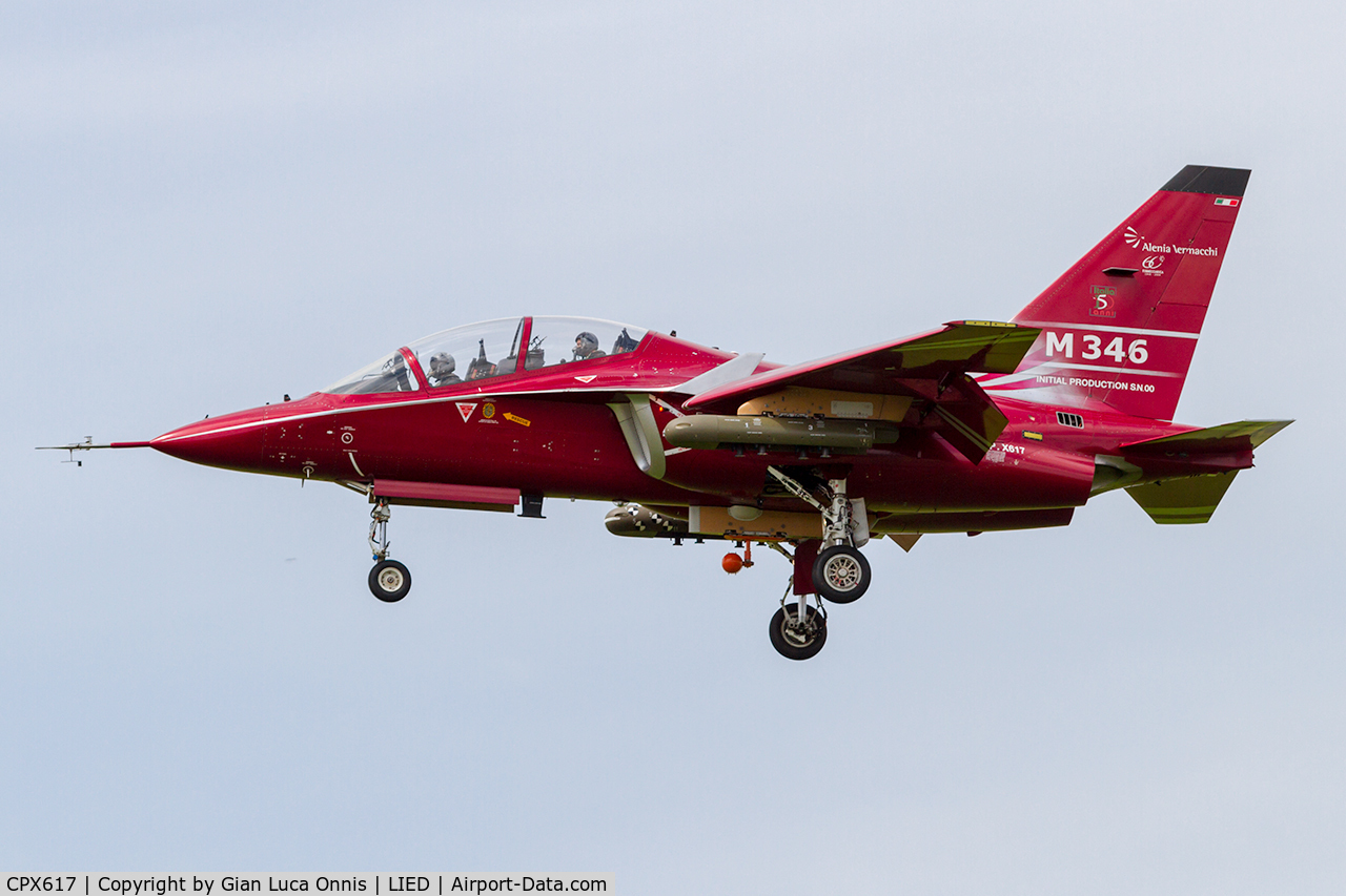 CPX617, Alenia Aermacchi M-346 Master C/N 6964/003, LANDING