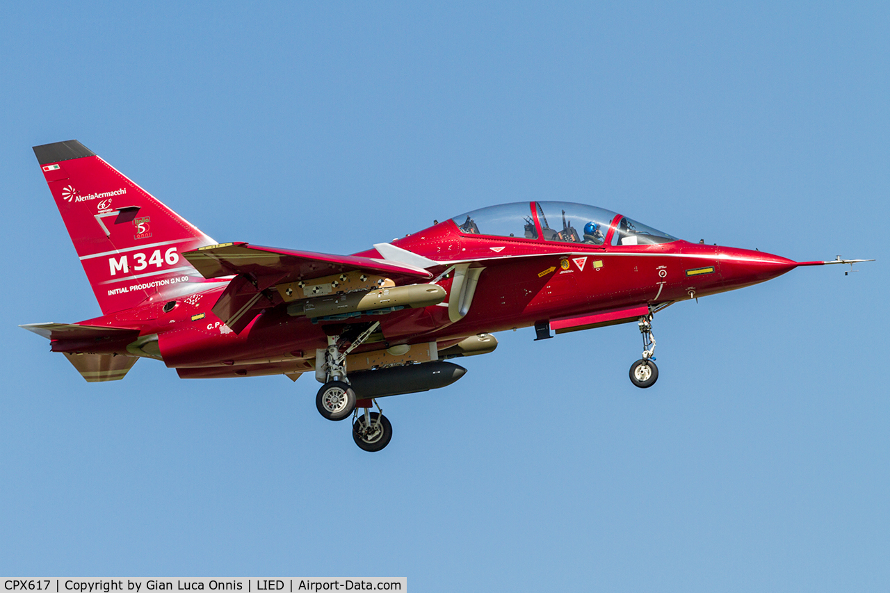 CPX617, Alenia Aermacchi M-346 Master C/N 6964/003, LANDING