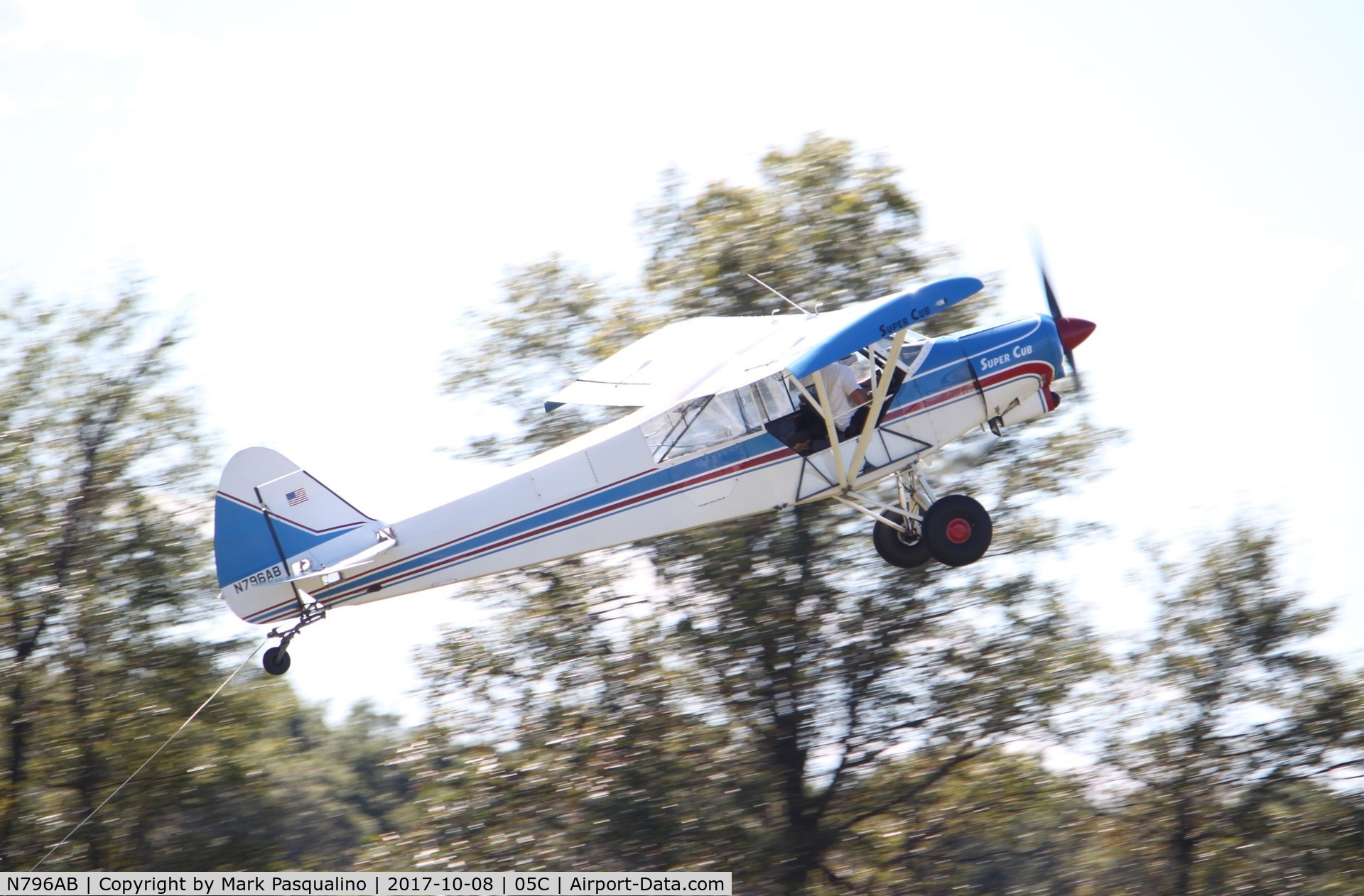 N796AB, 1955 Piper PA-18-150 Super Cub C/N 18-4529, Piper PA-18-150