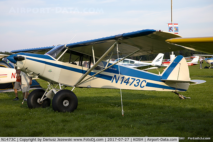 N1473C, 1953 Piper PA-18 C/N 18-2677, Piper PA-18 Super Cub  C/N 18-2677, N1473C