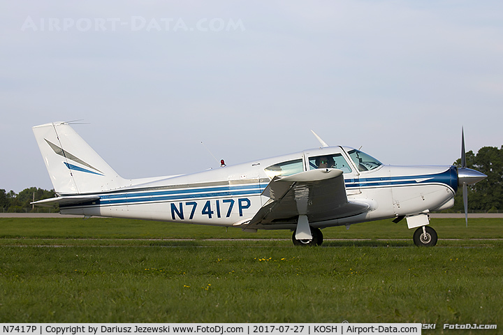 N7417P, 1961 Piper PA-24 C/N 24-2605, Piper PA-24 Comanche  C/N 24-2605 , N7417P