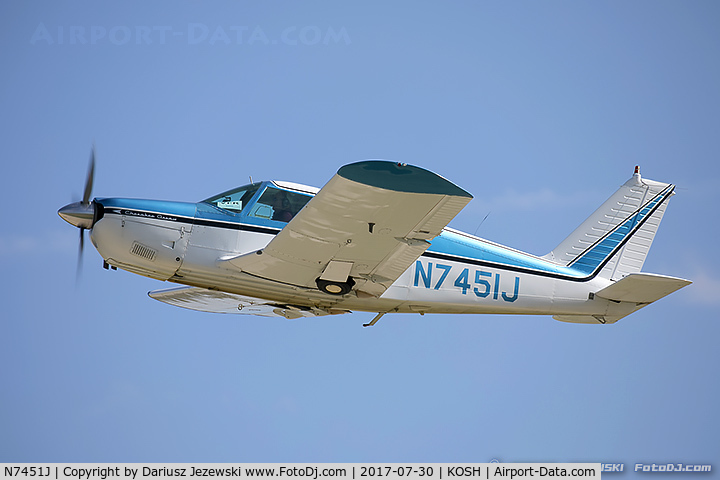 N7451J, 1968 Piper PA-28R-180 Cherokee Arrow C/N 28R-30800, Piper PA-28R-180 Cherokee Arrow  C/N 28R-30800, N7451J