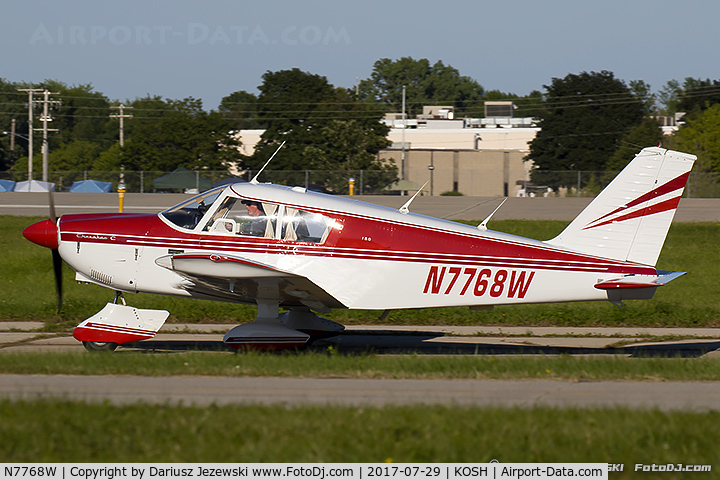 N7768W, 1964 Piper PA-28-180 Cherokee C/N 28-1769, Piper PA-28-180 Cherokee  C/N 28-1769 , N7768W