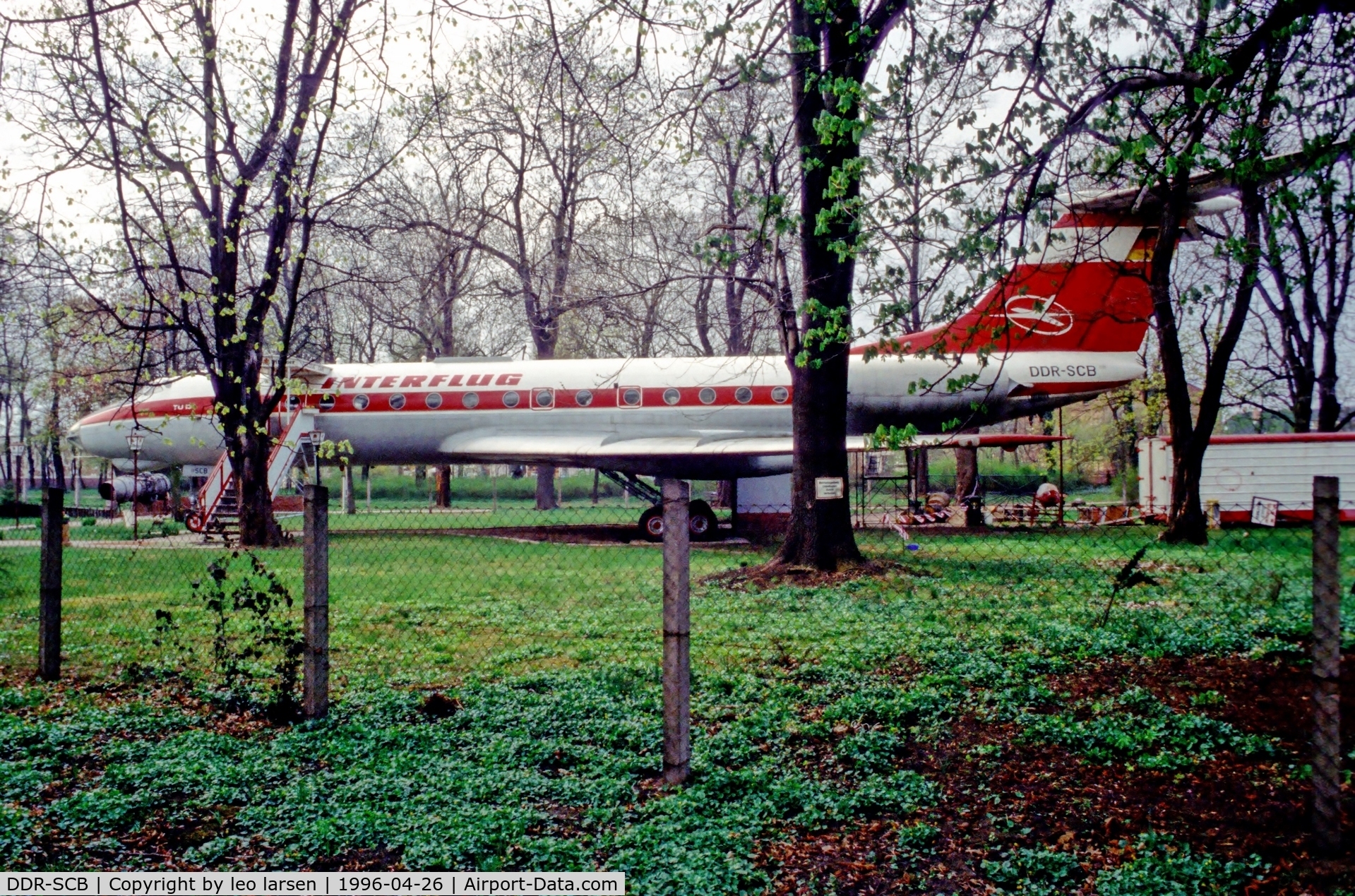 DDR-SCB, 1968 Tupolev Tu-134 C/N 8350503, Oschersleben Germany 26.4.96