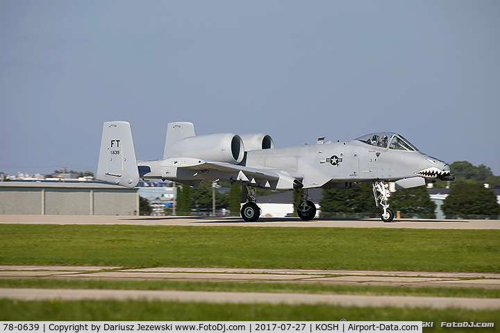 78-0639, 1978 Fairchild Republic A-10A Thunderbolt II C/N A10-0259, A-10A Thunderbolt 78-0639 CT from 118th FS ''Flying Yankees'' 103rd FW Bradley ANGB, CT