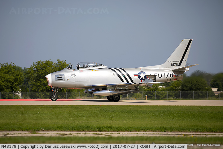 N48178, 1948 North American F-86A Sabre C/N 151-43547, North American F-86A Sabre  C/N 48178, N48178
