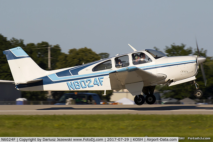 N6024F, 1965 Beech 35-C33 Debonair C/N CD-879, Beech 35-C33 Debonair  C/N CD-879, N6024F