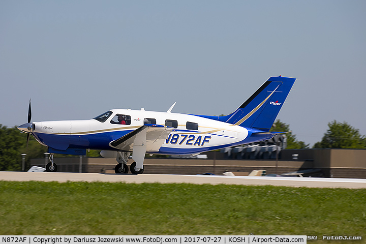 N872AF, 2013 Piper PA-46-350P Malibu Mirage C/N 4636598, Piper PA-46-350P Malibu Mirage  C/N 4636598, N872AF