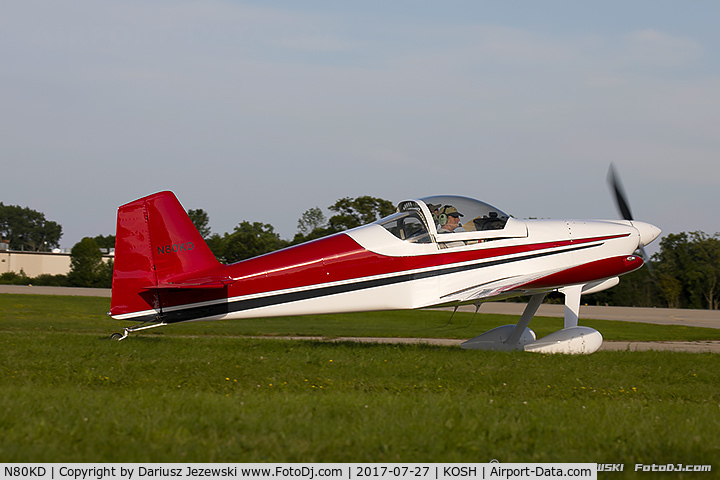 N80KD, Vans RV-6 C/N 24977, Vans RV-6  C/N 24977, N80KD