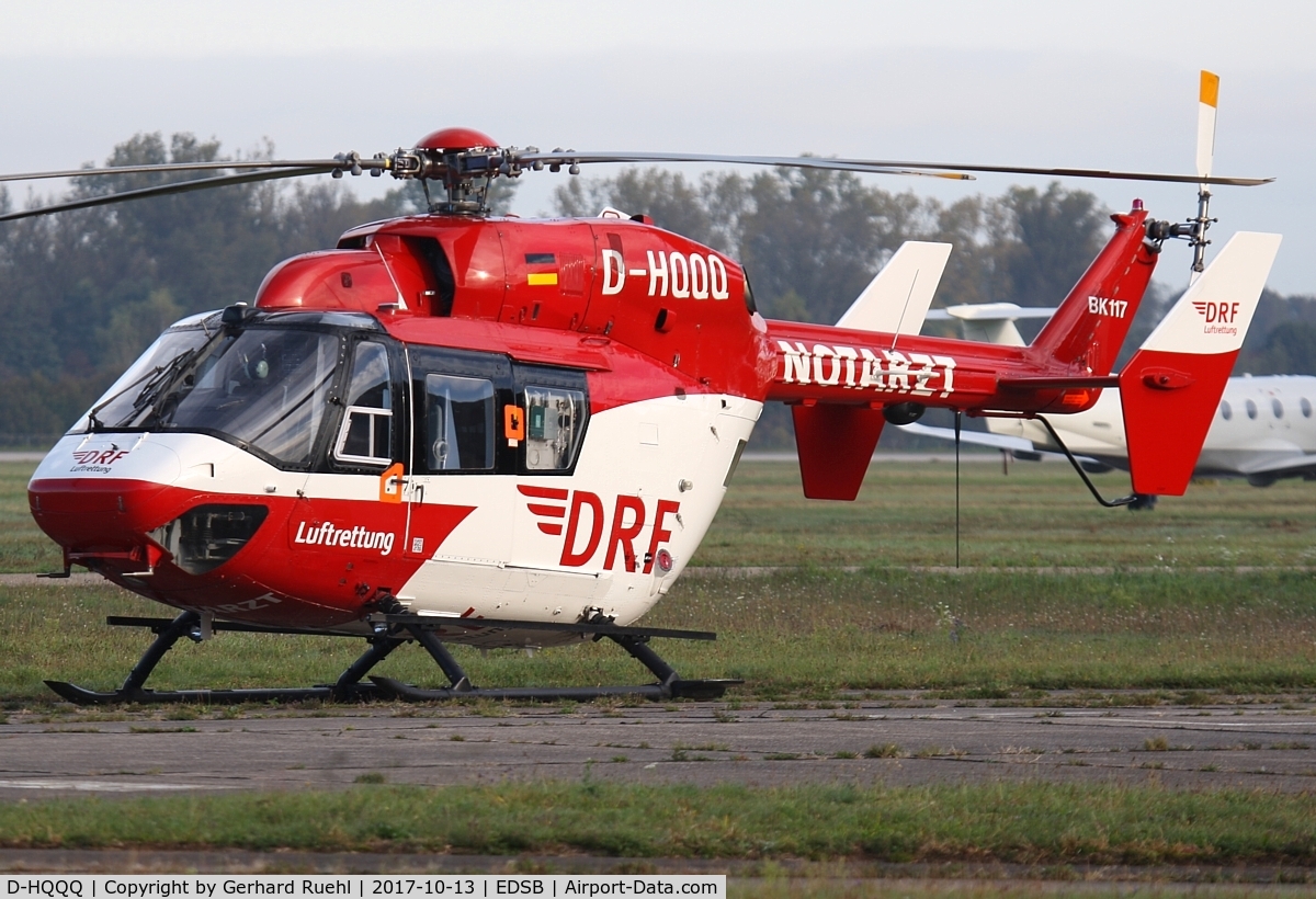 D-HQQQ, Eurocopter-Kawasaki BK-117B-2 C/N 7071, DRF Luftrettung