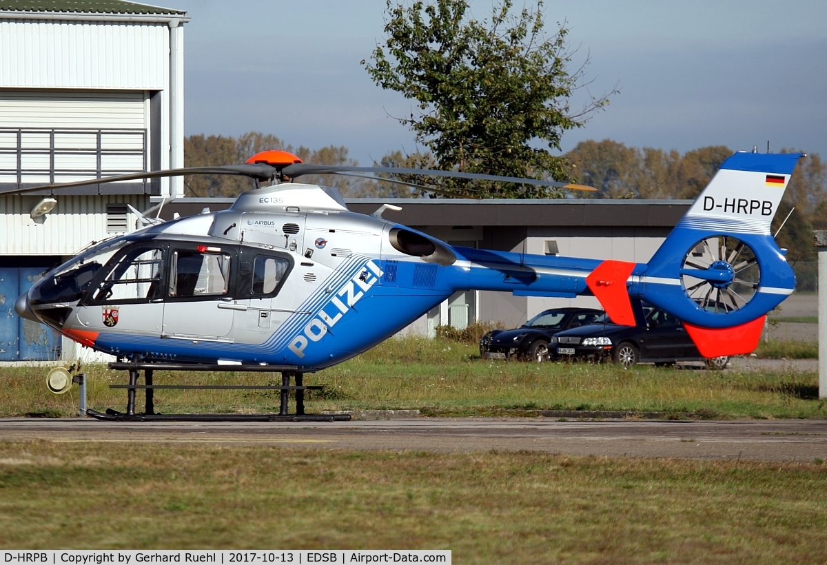 D-HRPB, 2004 Eurocopter EC-135P-2 C/N 0318, Polizei Rheinland-Pfalz