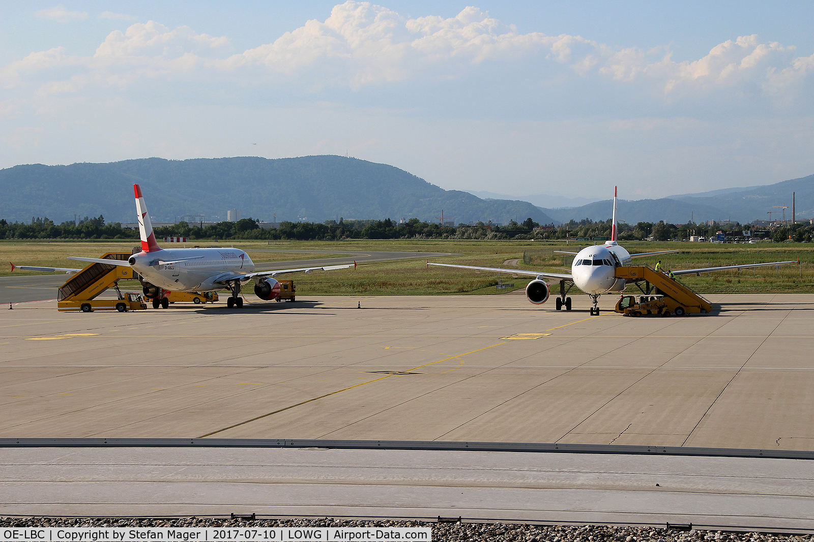 OE-LBC, 1996 Airbus A321-111 C/N 581, Austrian Airbus A321-100 @GRZ (diversion VIE)