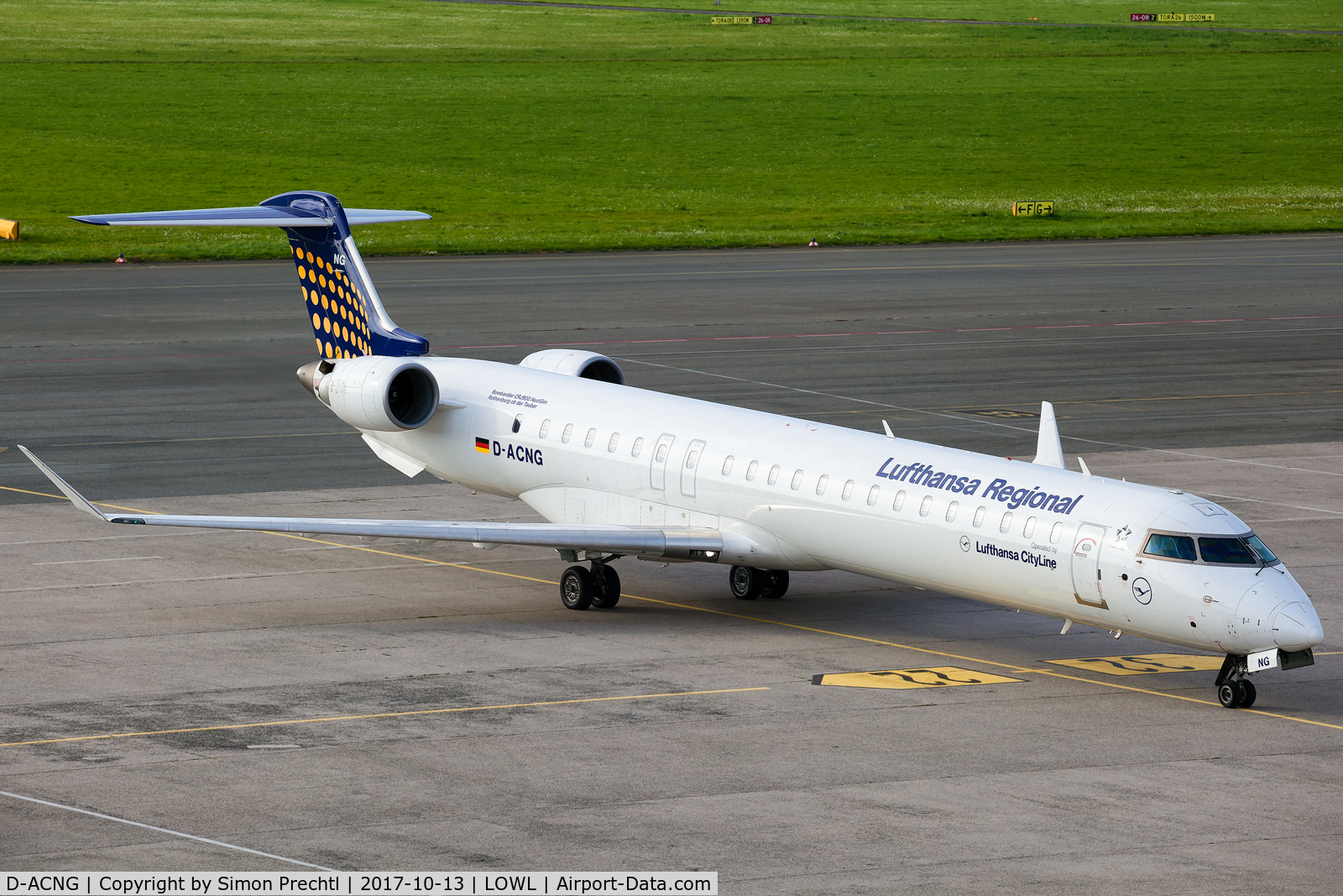 D-ACNG, 2009 Bombardier CRJ-900LR (CL-600-2D24) C/N 15245, D-ACNG @ Linz Airport
