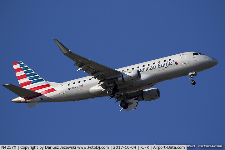 N425YX, 2014 Embraer 175LR (ERJ-170-200LR) C/N 17000396, Embraer 175LR (ERJ-170-200LR)  - American Eagle (Republic Airlines)   C/N 17000396 , N425YX