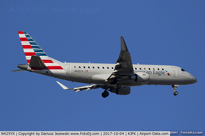 N425YX, 2014 Embraer 175LR (ERJ-170-200LR) C/N 17000396, Embraer 175LR (ERJ-170-200LR)  - American Eagle (Republic Airlines)   C/N 17000396 , N425YX