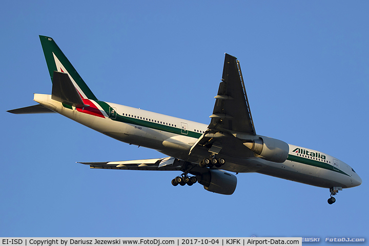 EI-ISD, 2003 Boeing 777-243/ER C/N 32860, Boeing 777-243/ER  - Alitalia  C/N 32860 , EI-ISD