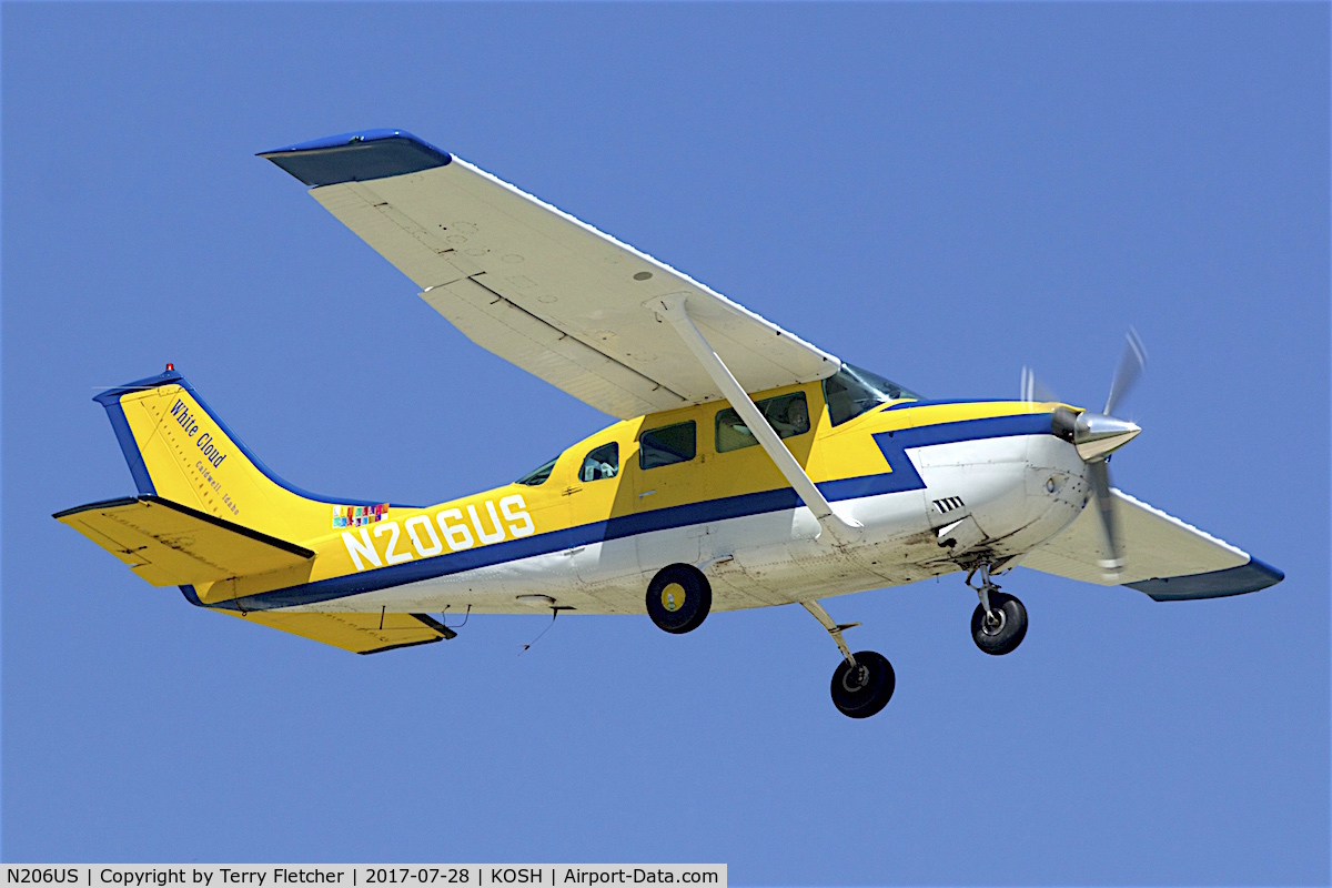 N206US, 1974 Cessna U206F Stationair C/N U20602628, At 2017 EAA AirVenture at Oshkosh