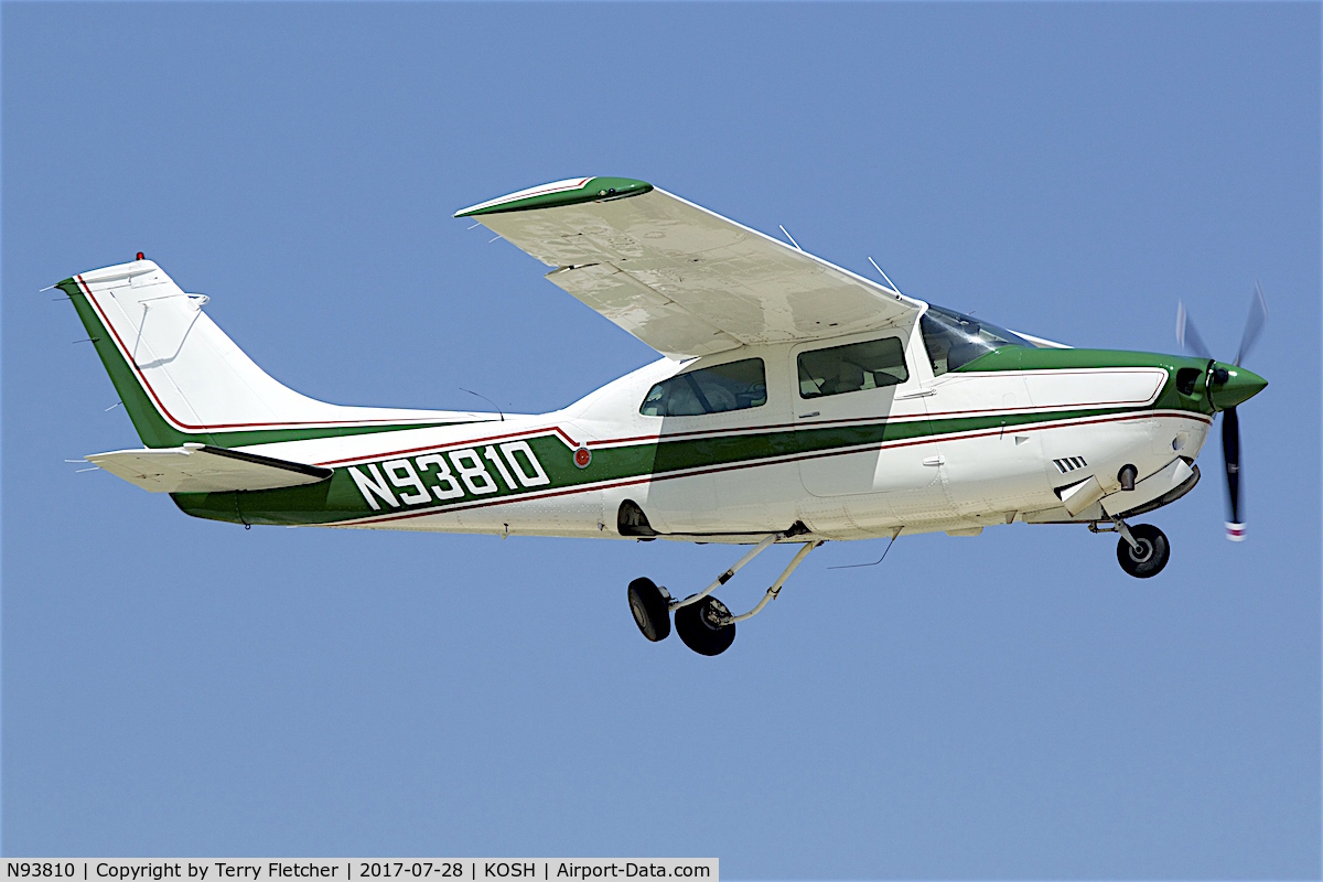 N93810, 1974 Cessna T210L Turbo Centurion C/N 21060418, At 2017 EAA AirVenture at Oshkosh