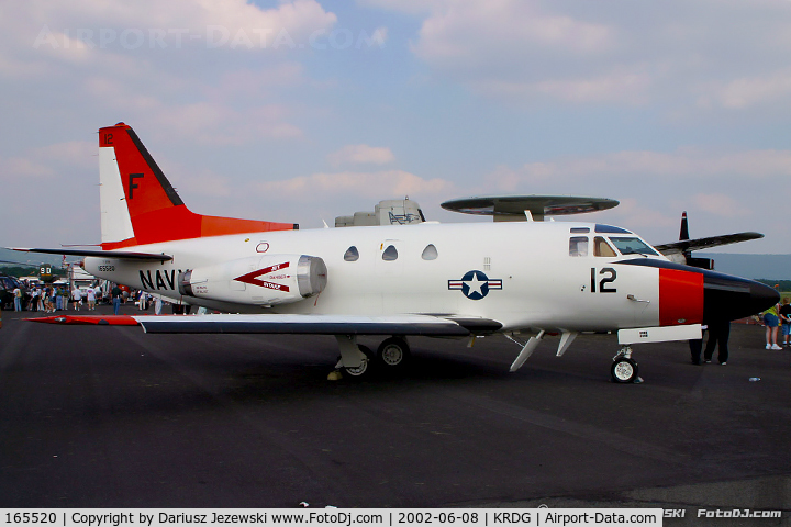 165520, Rockwell T-39N Sabreliner C/N 282-032, T-39N Sabreliner 165520 F-12 from VT-86 'Sabre Hawks' NAS Pensacola, FL