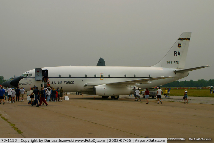 73-1153, 1973 Boeing CT-43A C/N 20700, CT-43A Bobcat 73-1153 RA from 562nd FTS 12th FTW Randolph AFB, TX