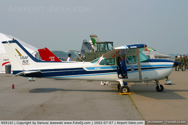 N5916J, 1980 Cessna 172N C/N 17273845, USAF AUX Cessna 172N Skyhawk,N5916J