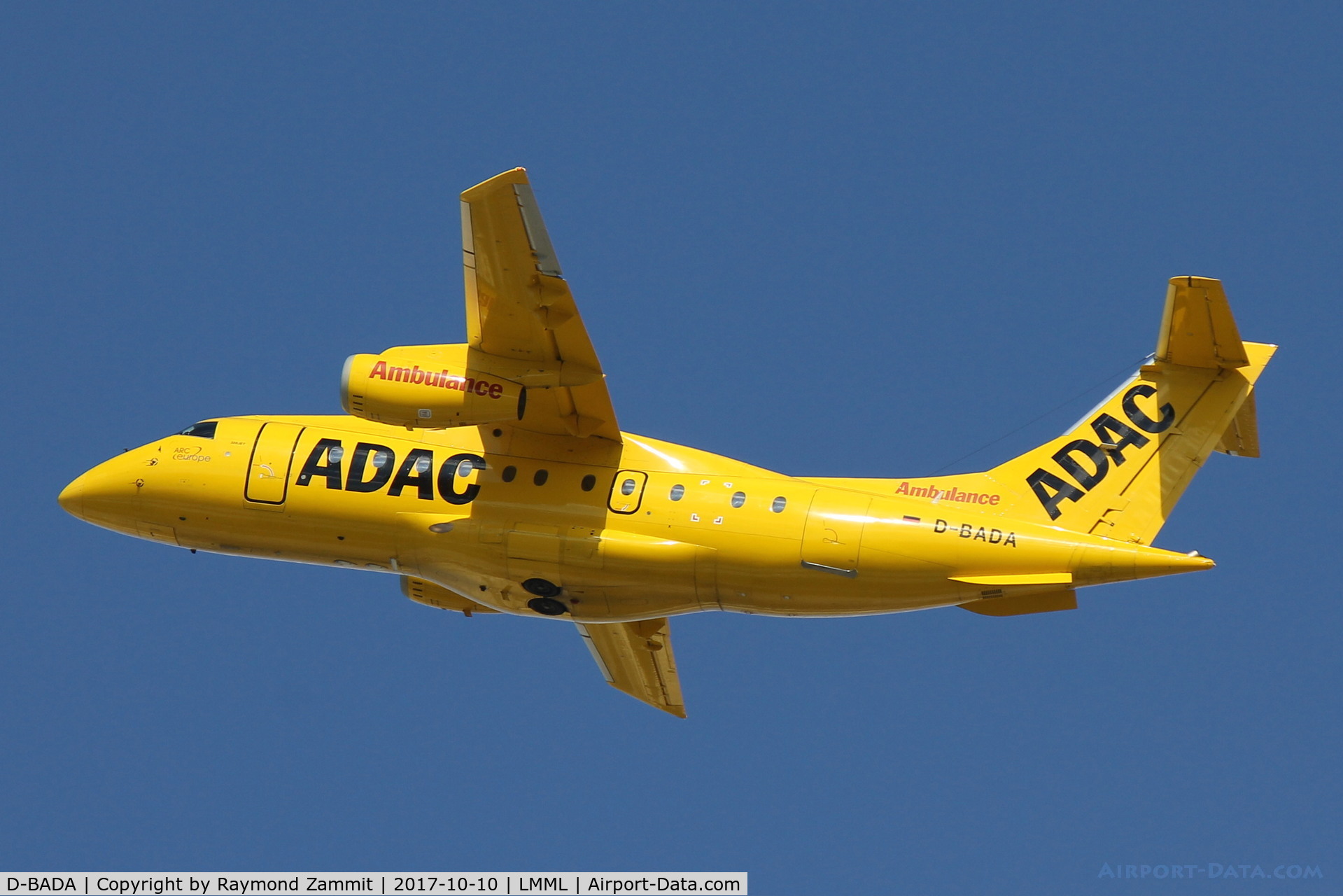 D-BADA, 1998 Fairchild Dornier 328-310 328JET C/N 3224, Dornier328 D-BADA ADAC Ambulance