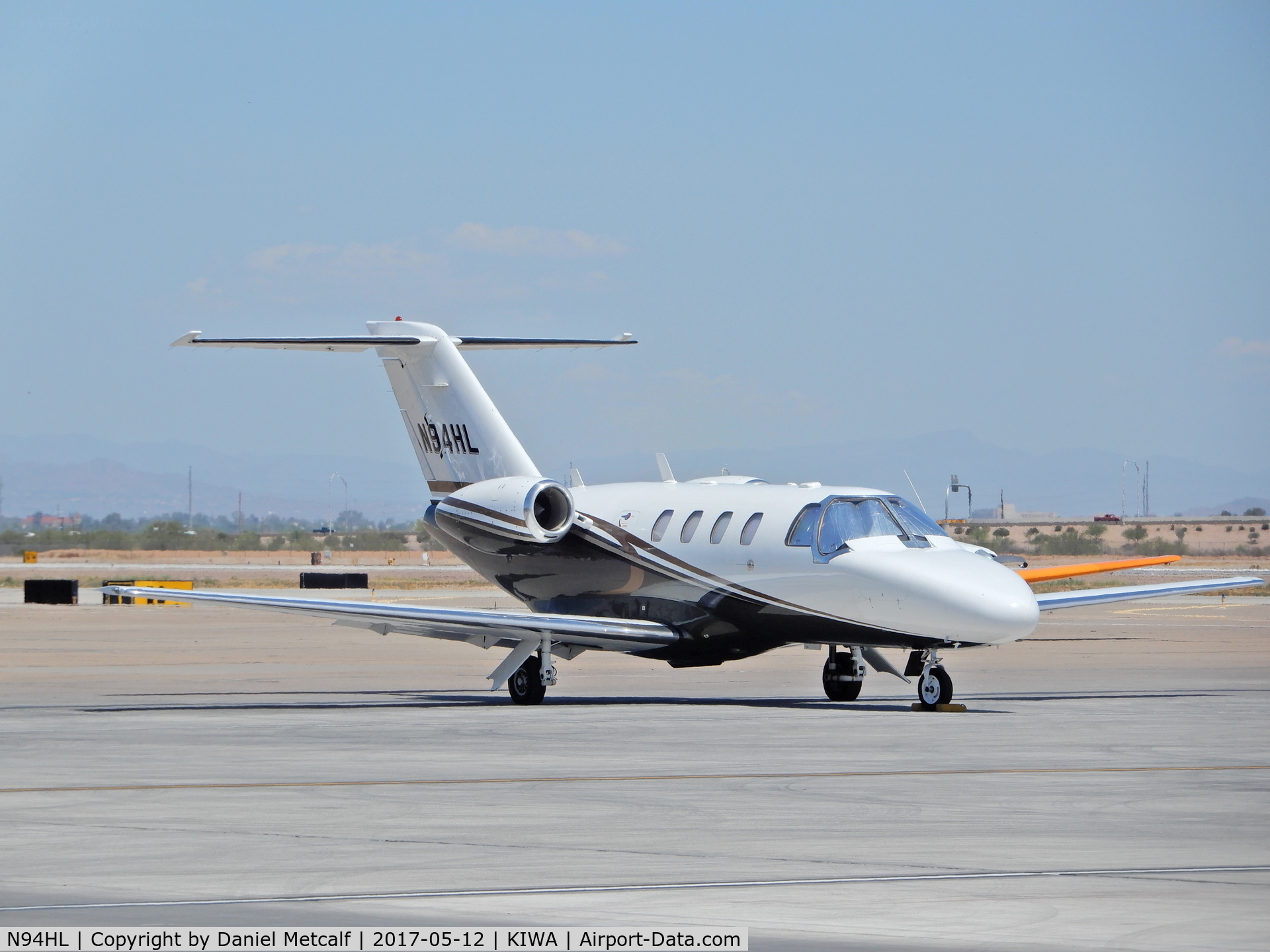 N94HL, 2007 Cessna 525 CitationJet CJ1+ C/N 525-0654, Phoenix-Mesa Gateway Airport