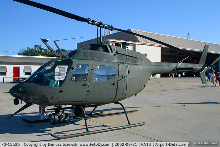 70-15526, 1970 Bell OH-58A Kiowa C/N 41077, OH-58A Kiowa 70-15526 from 132nd AVN NG,VA