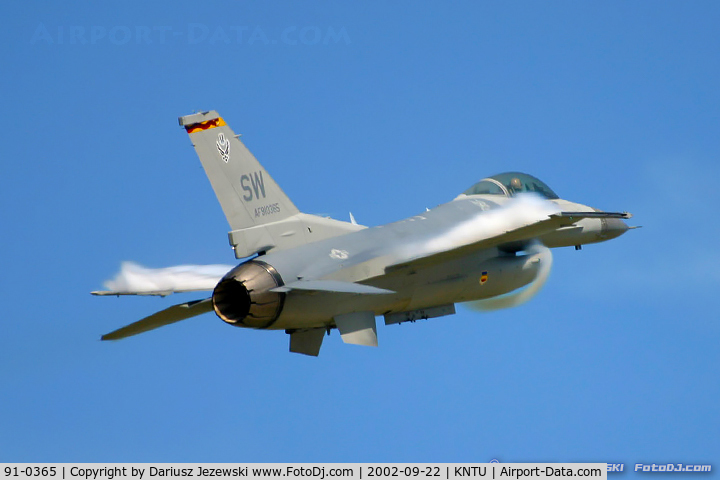 91-0365, 1991 General Dynamics F-16C Fighting Falcon C/N CC-63, F-16CJ Fighting Falcon 91-0365 SW from 77th FS 'Gamblers' 20 FW Shaw AFB, SC