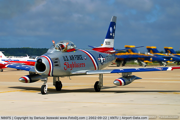 N86FS, 1954 Canadair F-86 MK.5 Sabre C/N 1157, Canadair F-86 Sabre Mk.5 C/N 1157 - Dale 