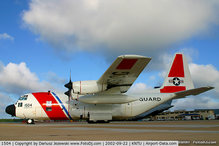 1504, 1973 Lockheed HC-130H Hercules C/N 382-4529, HC-130H Hercules 1504  from   CGAS Elizabeth City, NC