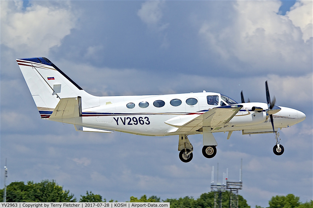 YV2963, 1981 Cessna 425 C/N 425-0084, at 2017 EAA AirVenture at Oshkosh