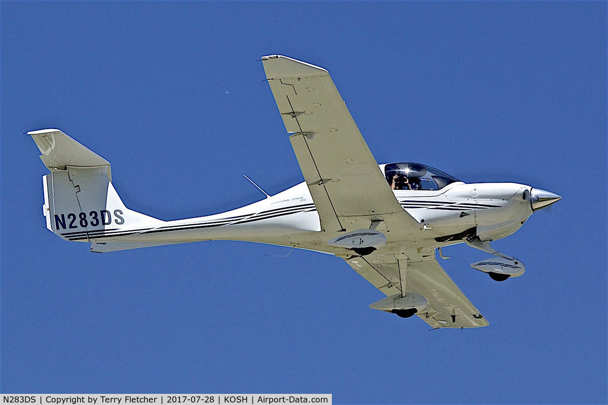 N283DS, 2008 Diamond DA-40 Diamond Star C/N 40.956, at 2017 EAA AirVenture at Oshkosh