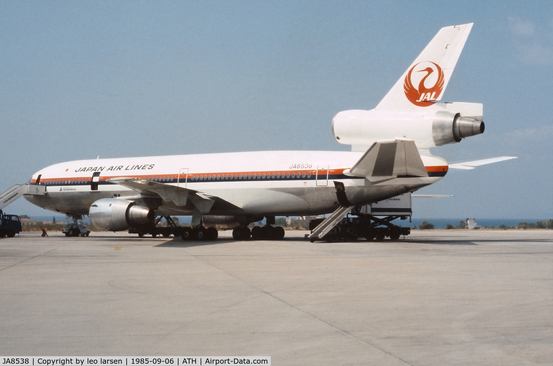 JA8538, 1979 Douglas KDC-10-40l C/N 46974, Athens 6.9.1985